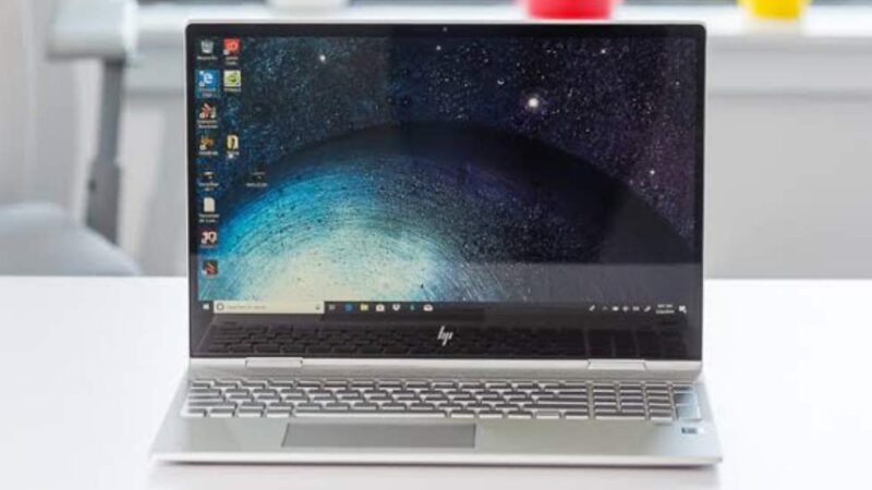 HP Envy x360 13 all-metal laptop stamped aluminum