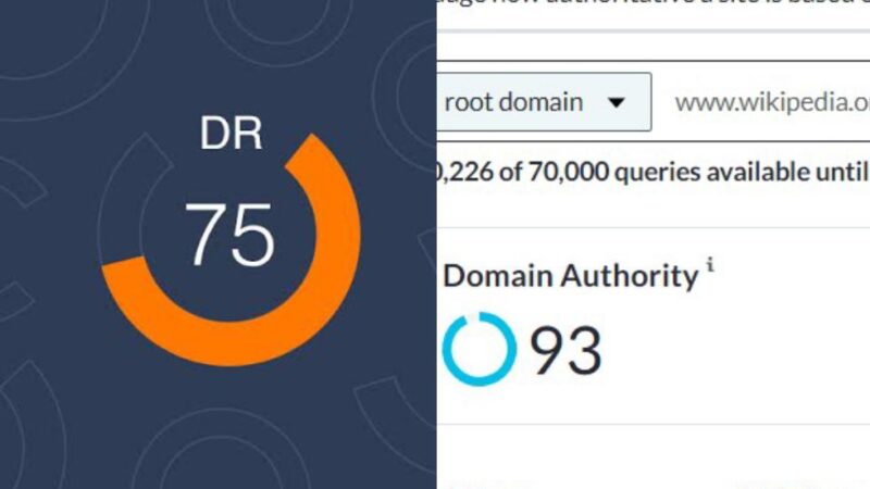 What is Domain Rating (DR) & is it different from Domain Authority (DA)