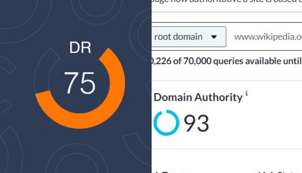 What is Domain Rating (DR) & is it different from Domain Authority (DA)