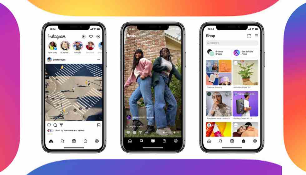 Instagram redesigns its home screen adding Reels and Shop tabs