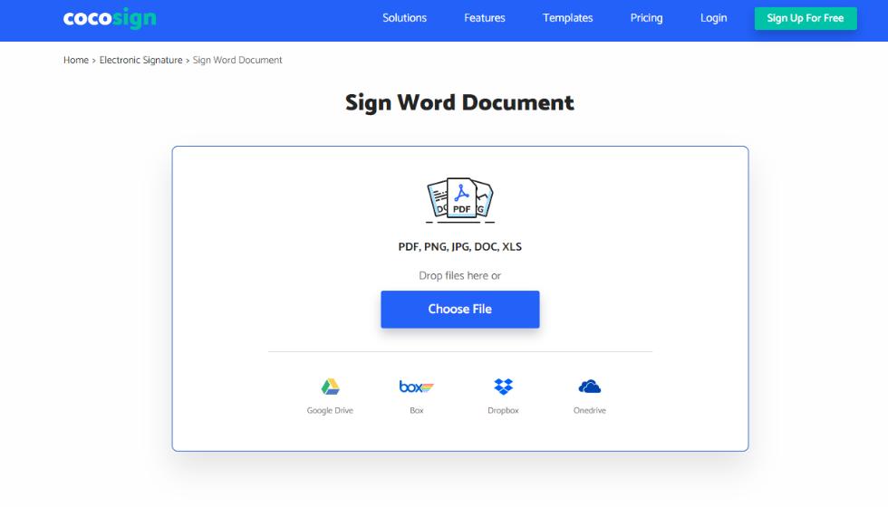 Microsoft Word document signature