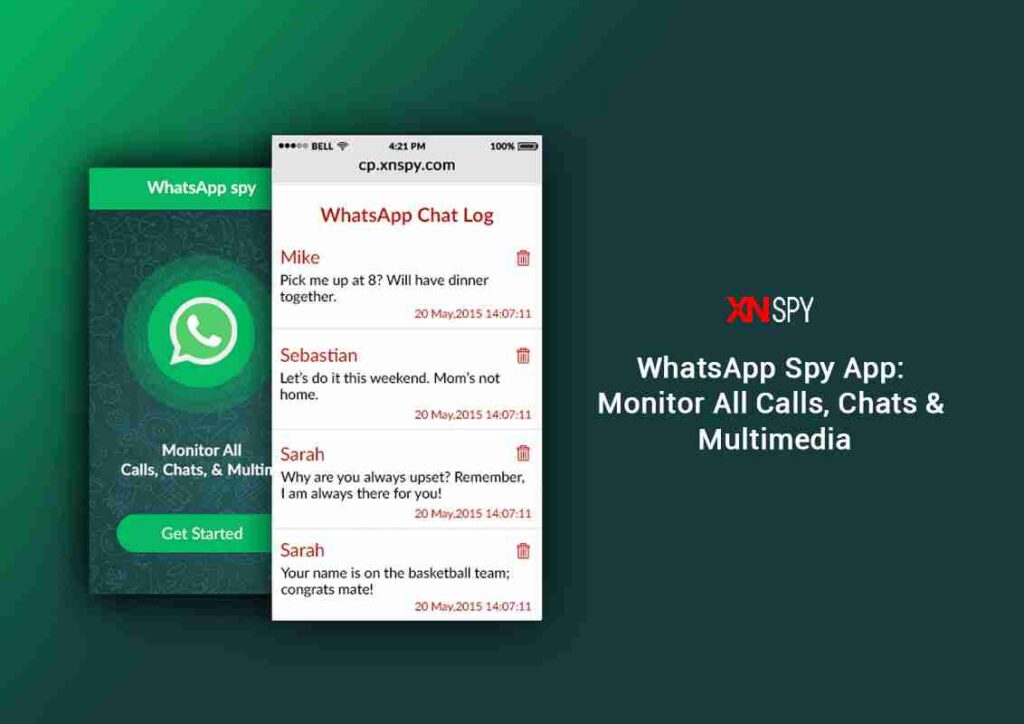 XNSPY WhatsApp Monitoring