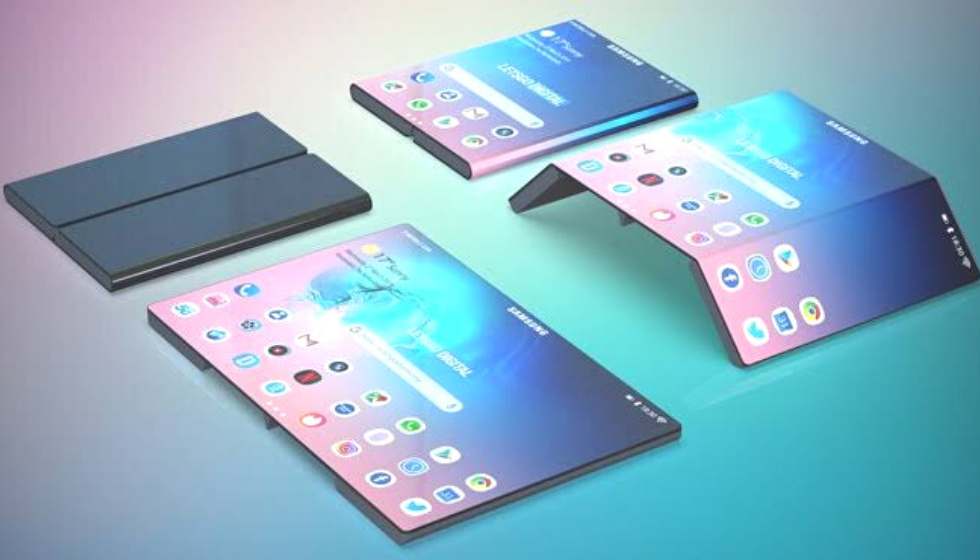 Samsung is working on a double-folding phone, fold into three segments