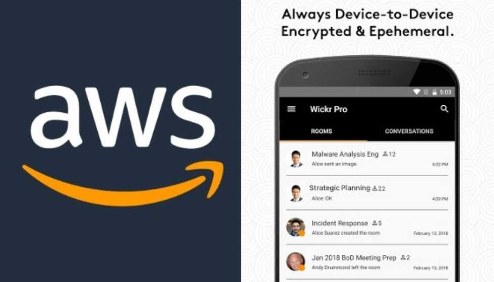 Amazon’s AWS has acquired Wickr, the encrypted messaging app