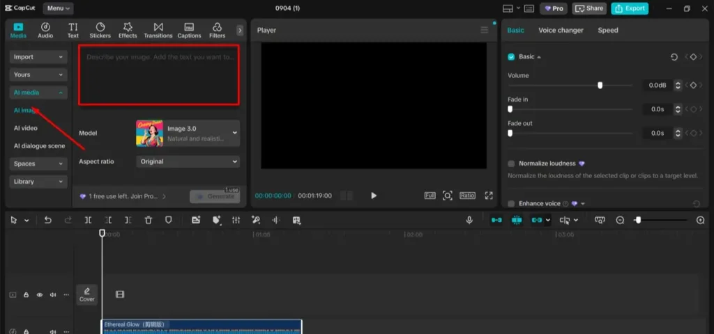 Capcut editor