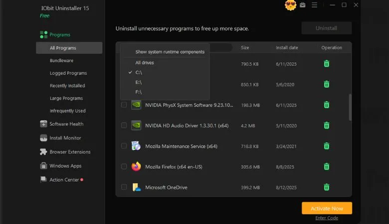 All programs