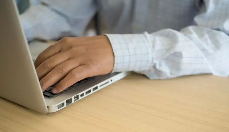 Using laptop for Shopify payment