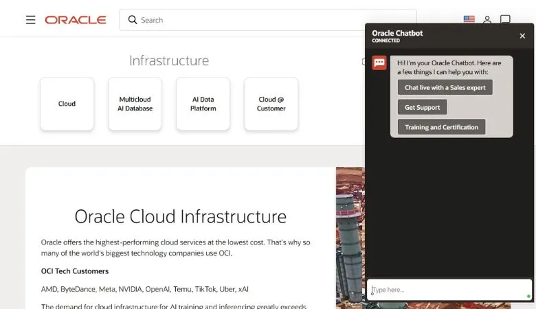Oracle chatbot